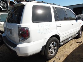 2008 Honda Pilot EX-L White 3.5L AT 4WD #A22556